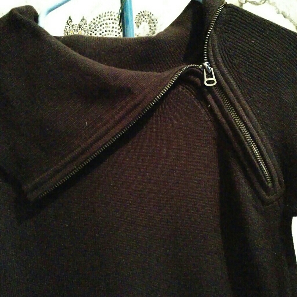 Calvin Klein Zip Neck Sweater Dress NWT - Picture 4 of 6